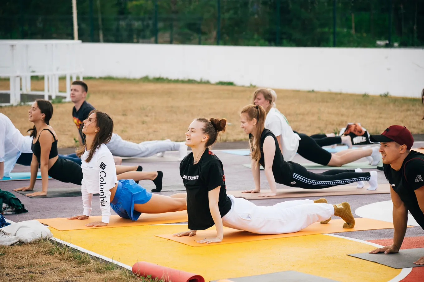 Корпоративный спорт: занятие на свежем воздухе. Фото: www.fitmost.ru
