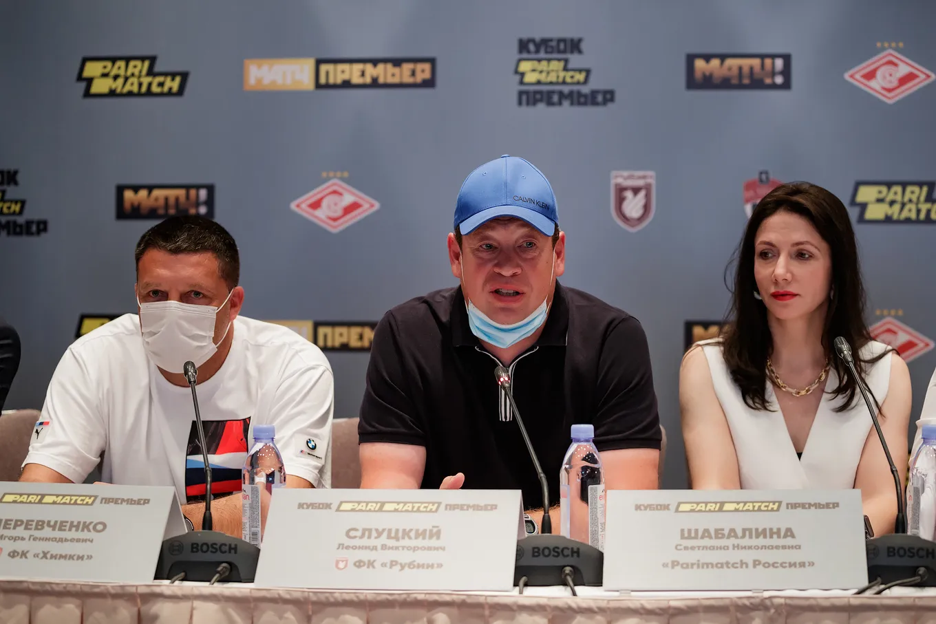 Игорь Черевченко, Леонид Слуцкий и Светлана Шабалина