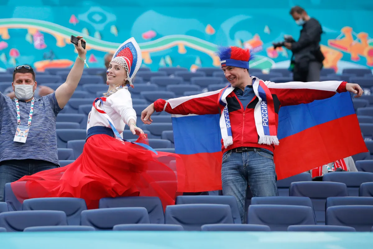 Болельщики сборной России по футболу