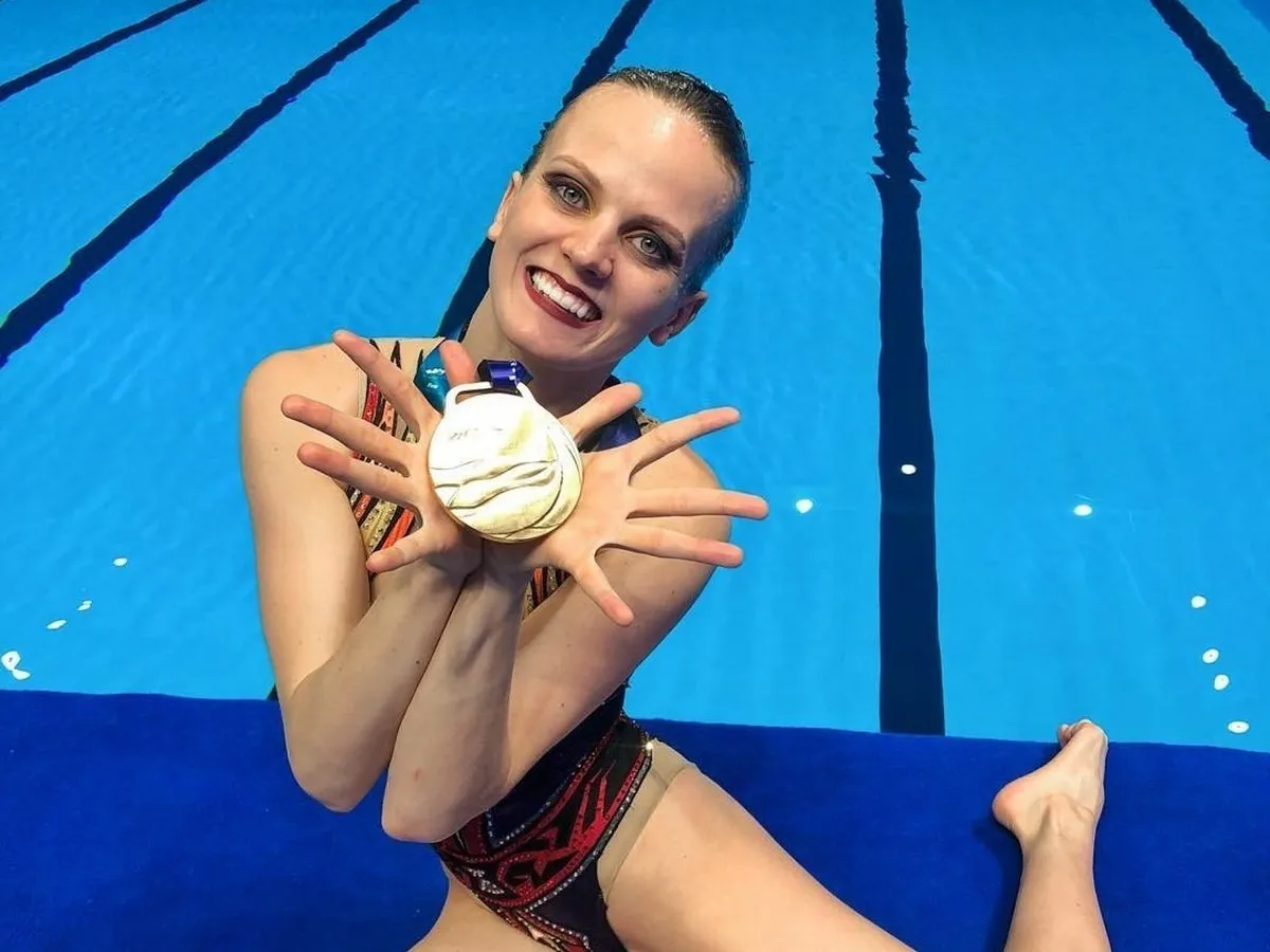Марина Голядкина — российская спортсменка, выступающая в синхронном плавании