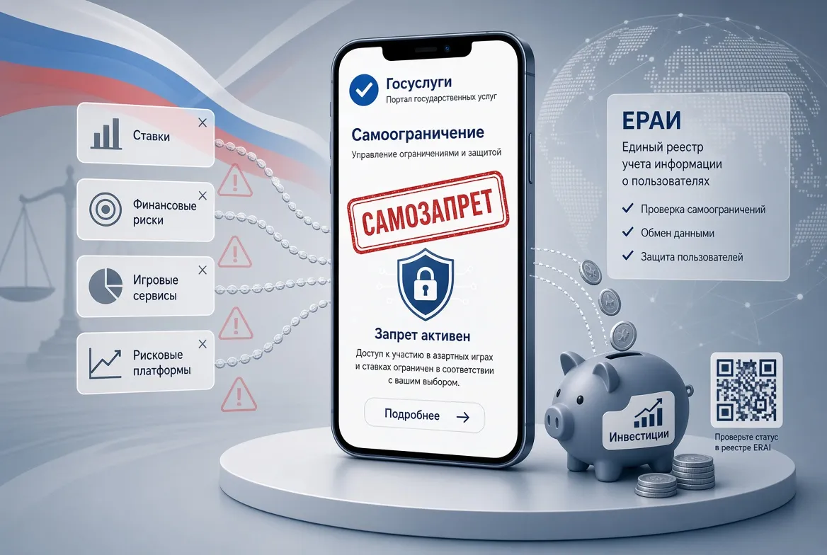 Для игроков на ставках в России будет действовать самозапрет через Госуслуги / Иллюстрация Metaratings.ru
