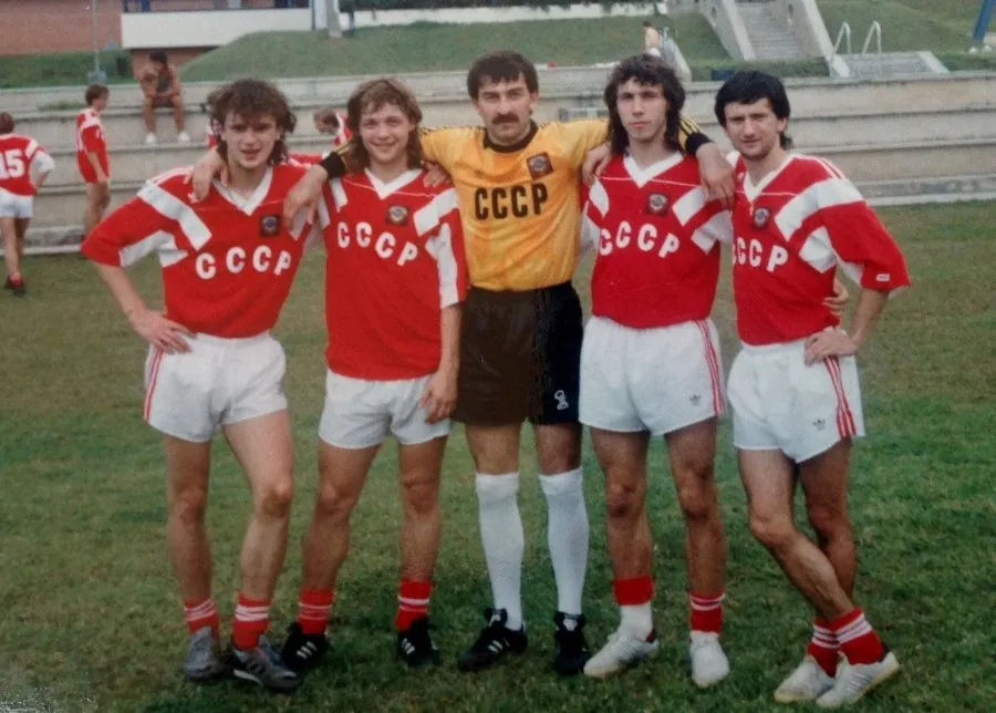 Игорь Шалимов, Василий Кульков, Станислав Черчесов, Александр Мостовой и Геннадий Перепаденко