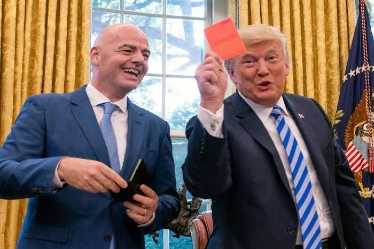 Джанни Инфантино и Дональд Трамп