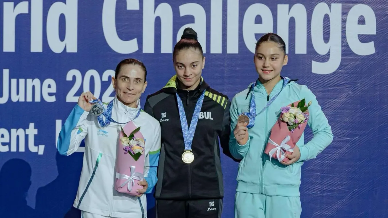 Оксана Чусовитина, Валентина Георгиева и Шахинабону Юсуфова