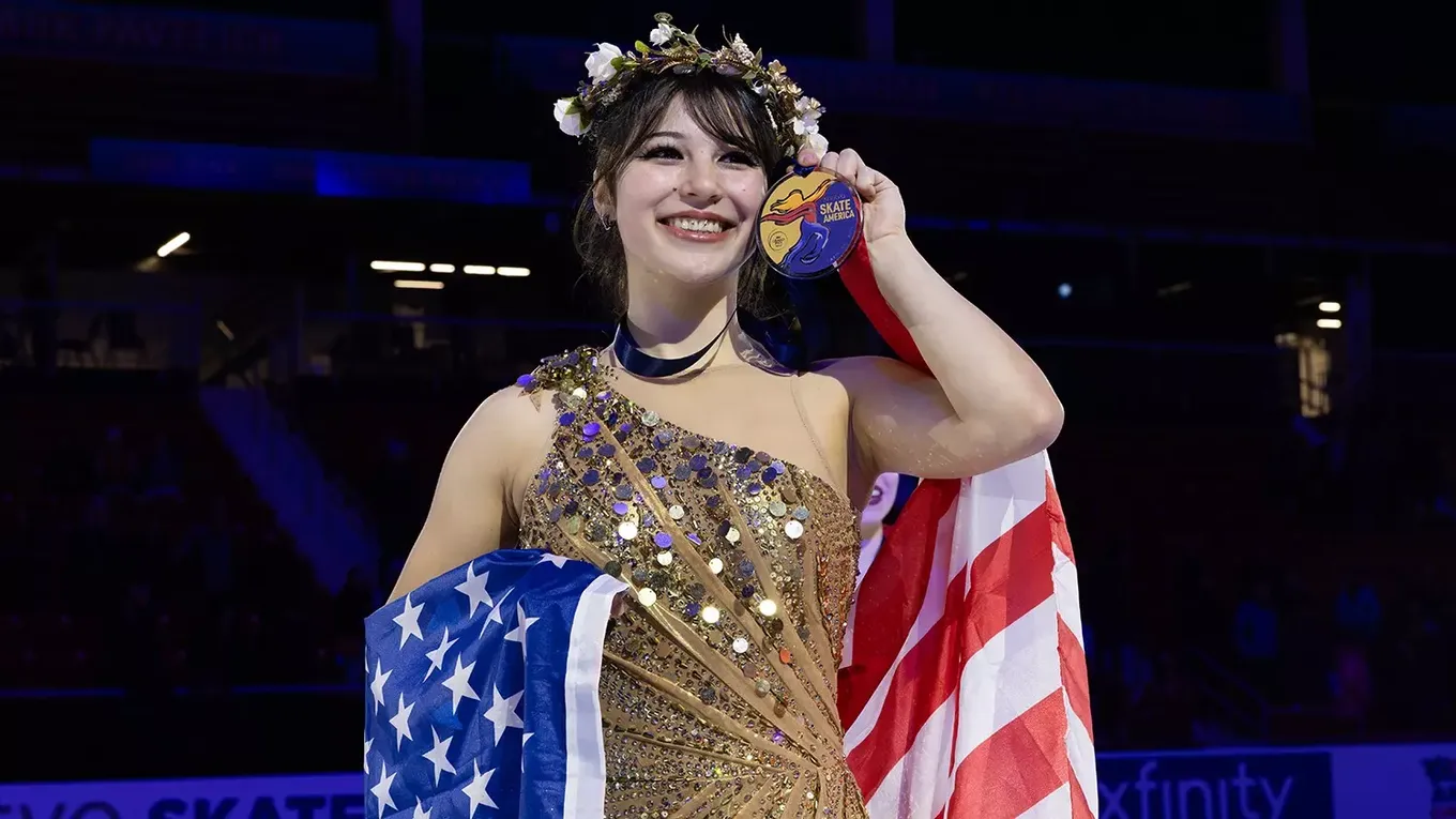 Алиса Лью на Skate America-2025