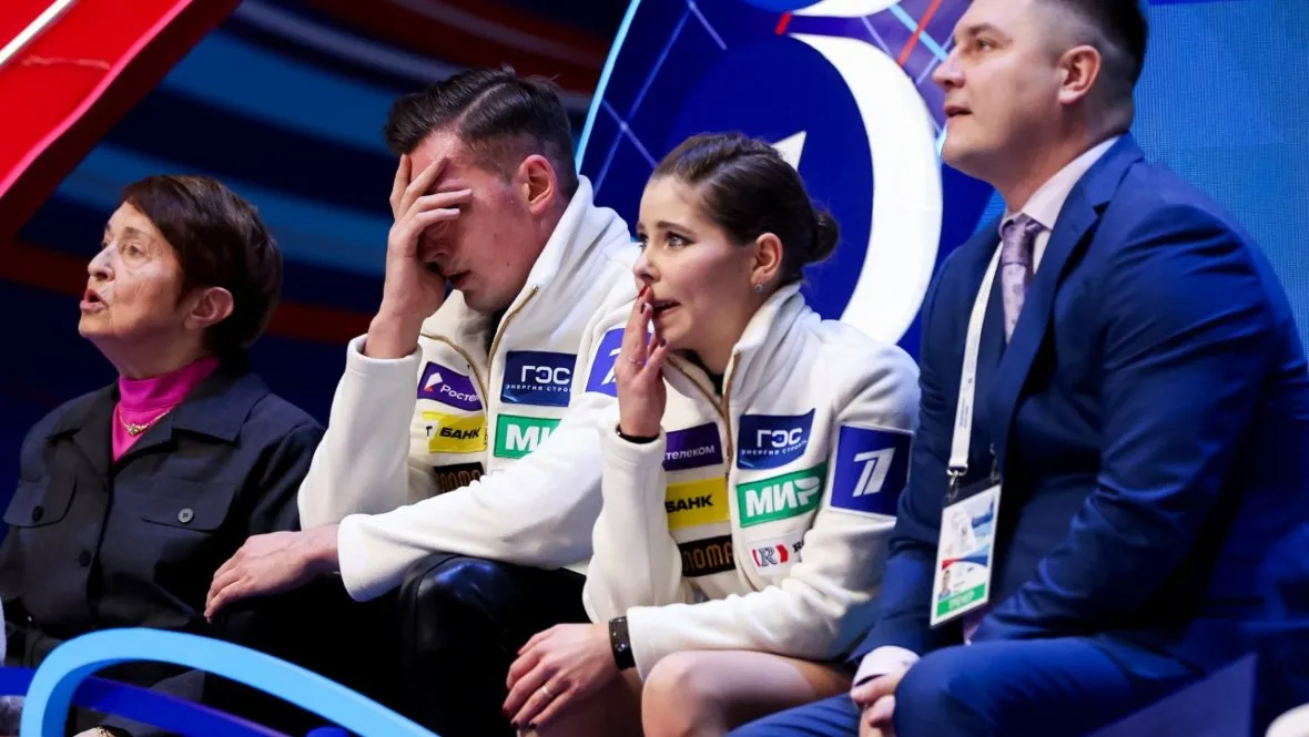 Кадры с чемпионата России по фигурному катанию