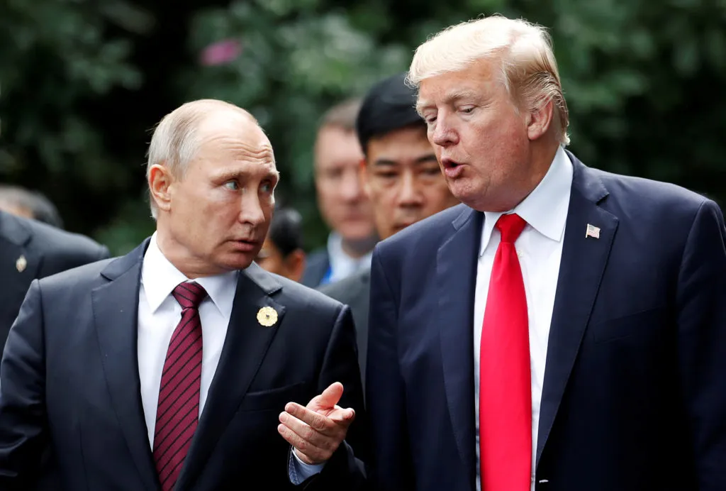Владимир Путин и Дональд Трамп
