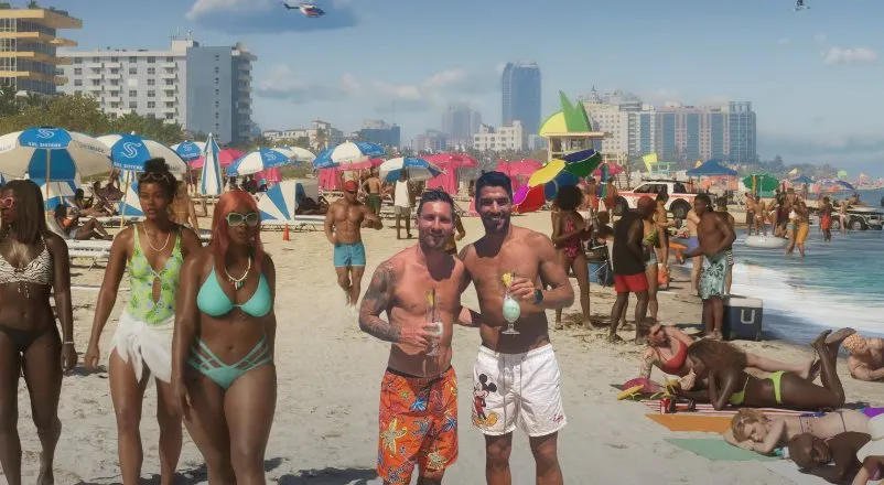 Месси и Суарес в Vice City