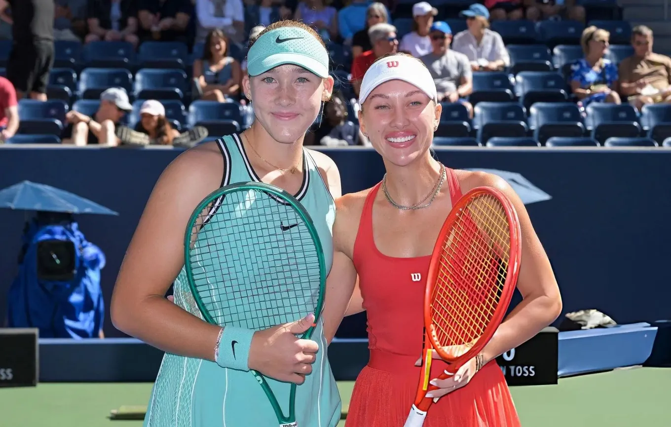 Теннисистки Мирра Андреева и Анастасия Потапова / Фото: пресс-служба US Open