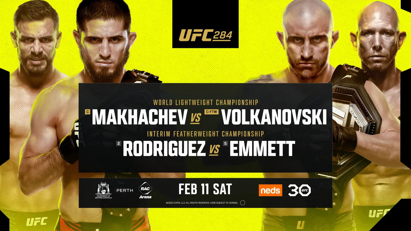 Прямая трансляция UFC 284