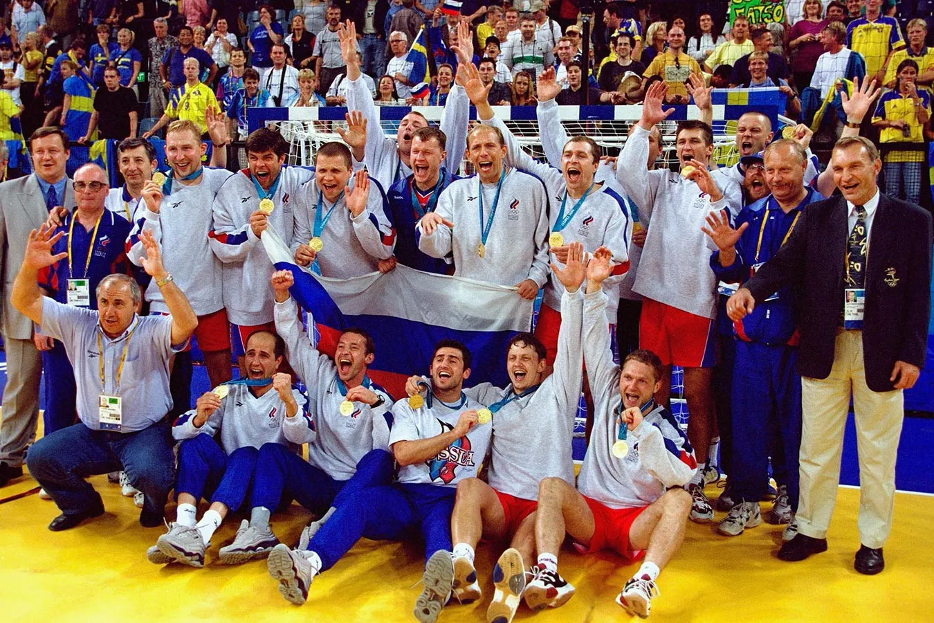 Сборная России по гандболу - чемпион Олимпийских игр-2000 в Сиднее