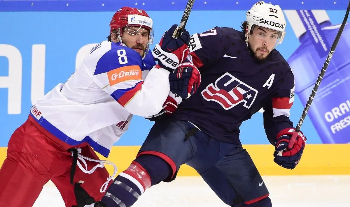 Матч США – Россия / Фото: IIHF