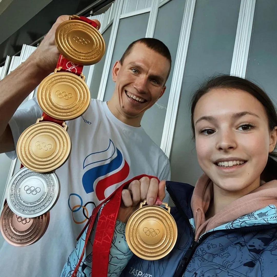 Александр Большунов и Анна Щербакова