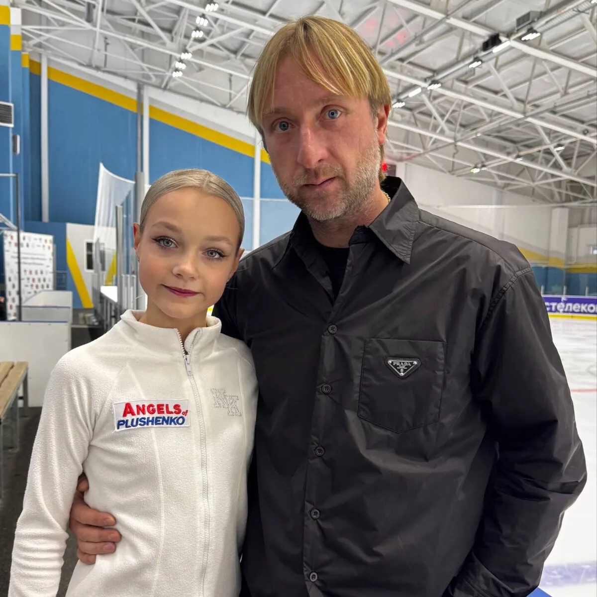 Елена Костылёва и Евгений Плющенко