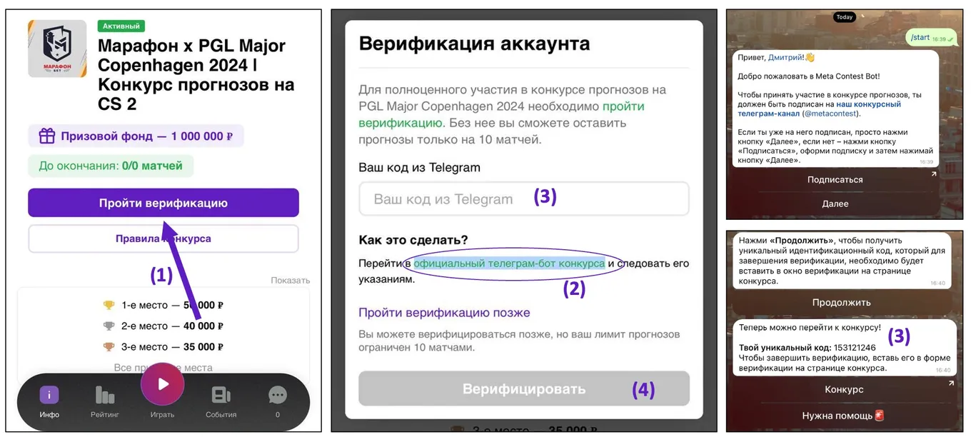 Как пройти верификацию для участия в конкурсах Metaratings?